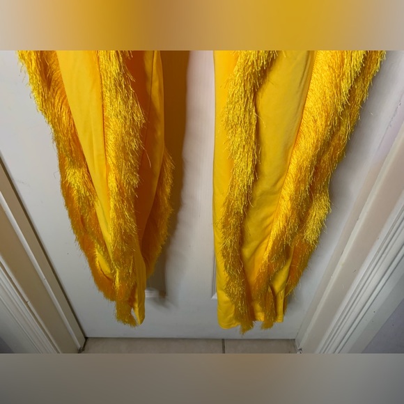 Women Summer Casual Colorful Tassels Fringe Long/Shorts High Waist Pants - Picture 7 of 7